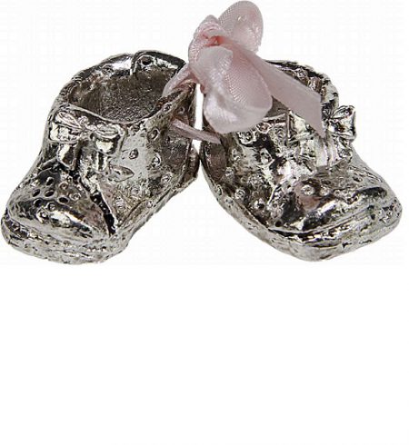 Zilveren baby schoentje-babycadeau